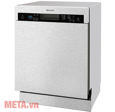 Máy rửa chén Malloca WQP12-J7309K cho khả năng rửa sạch đa dạng các vật dụng bếp Máy rửa chén Malloca WQP12-J7309K