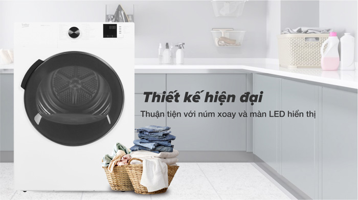 Thiết kế hiện đại dễ thao tác Nhà Cái AX88 ATQ 2026 Tặng 88K thông hơi Beko 9kg DA9112RX0WB Thiết kế hiện đại dễ thao tác