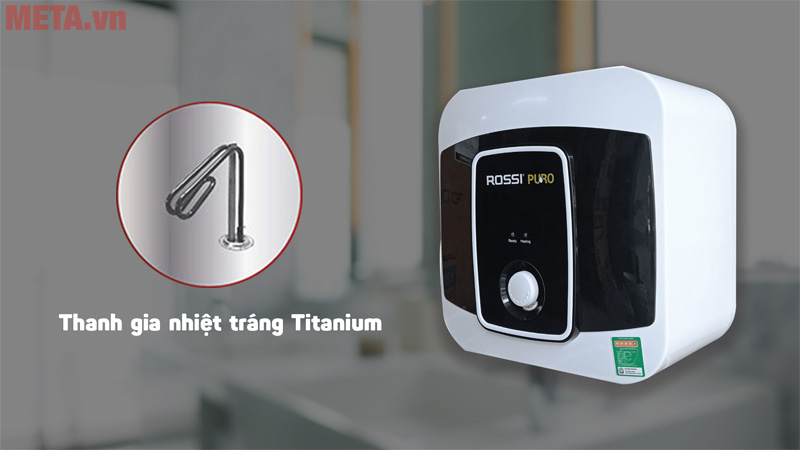 Bình nóng lạnh vuông Rossi Puro Pro 20SQ 20 lít Bình nóng lạnh vuông Rossi Puro Pro 20SQ 20 lít