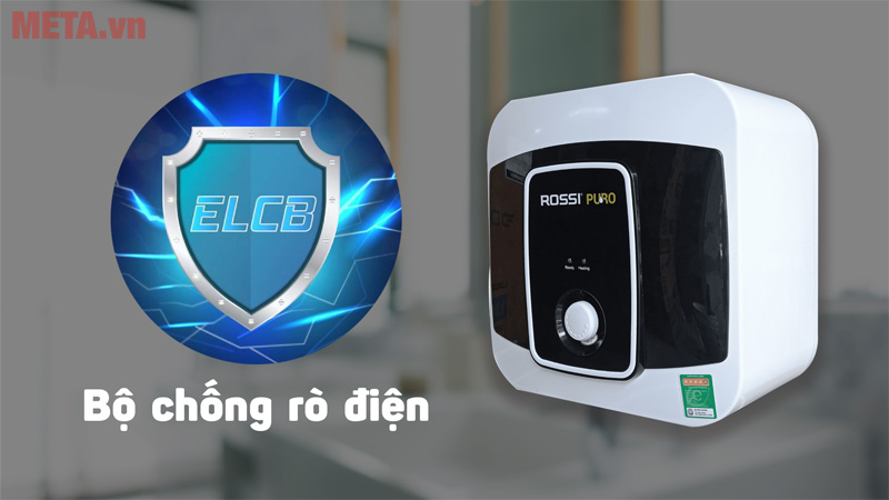 Bình nóng lạnh vuông Rossi Puro Pro 20SQ 20 lít Bình nóng lạnh vuông Rossi Puro Pro 20SQ 20 lít