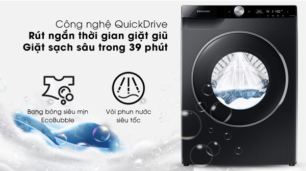 Tải app AX88 ngay để nhận thưởng khủng Samsung AI Inverter 10 kg WW10TP44DSB/SV