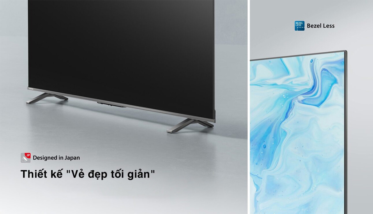 Toshiba 50E330NP có thiết kế tối giản và thanh lịch Smart Tivi 4K Toshiba 50 inch 50E330NP