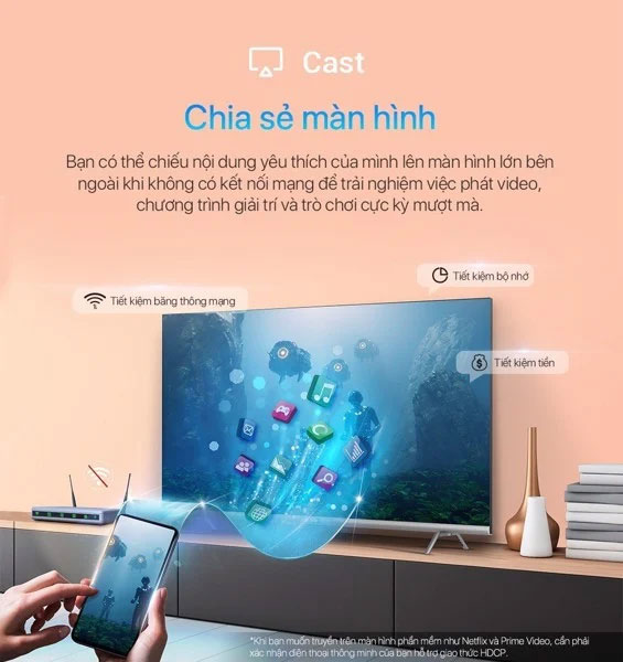 tivi Coocaa 43S3U+ có tính năng chia sẻ hình ảnh tiện ích tivi Coocaa 43S3U+ có tính năng chia sẻ hình ảnh tiện ích