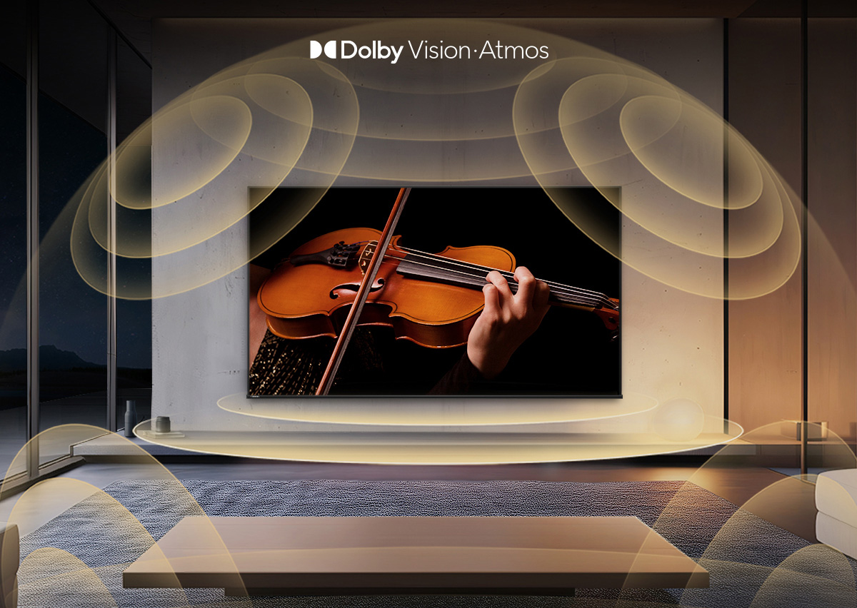 Sở hữu hệ thống âm thanh vòm Dolby Atmos Smart Ax88s game 4K 100 Inch 100Z670NP