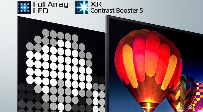 Công nghệ XR Contrast Booster 5 trên tivi Sony XR-50X90J Công nghệ XR Contrast Booster 5 trên tivi Sony XR-50X90J
