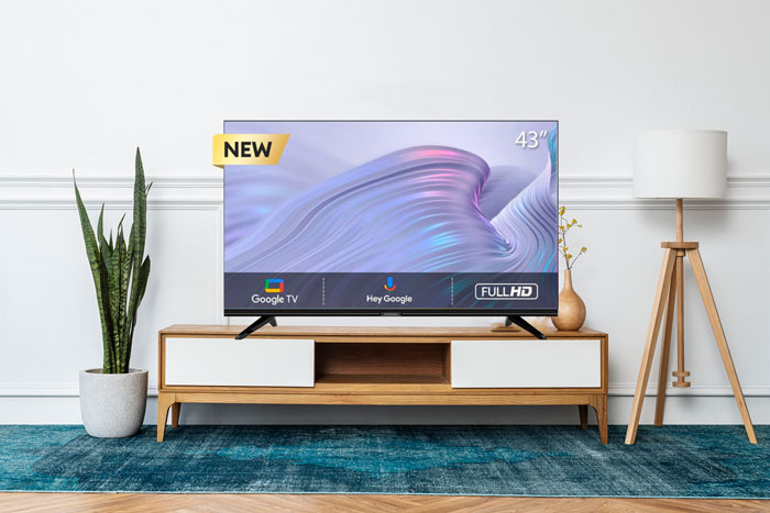 tivi Coocaa 43 inch 43Z72 có thiết kế hiện đại