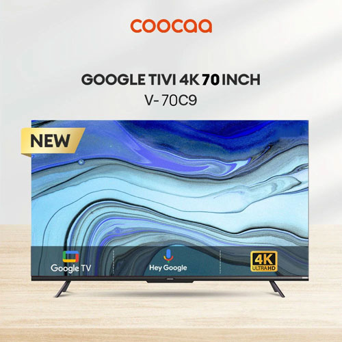 Google tivi Coocaa 70 inch 4K 70C9 là model tivi cao cấp, được nhiều người yêu thích Google tivi Coocaa 70 inch 4K 70C9 là model tivi cao cấp, được nhiều người yêu thích