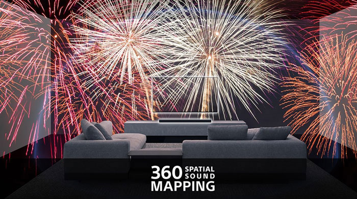 Dễ dàng biến tivi thành loa trung tâm Google Tivi Mini LED Sony 4K 85 inch K-85XR90
