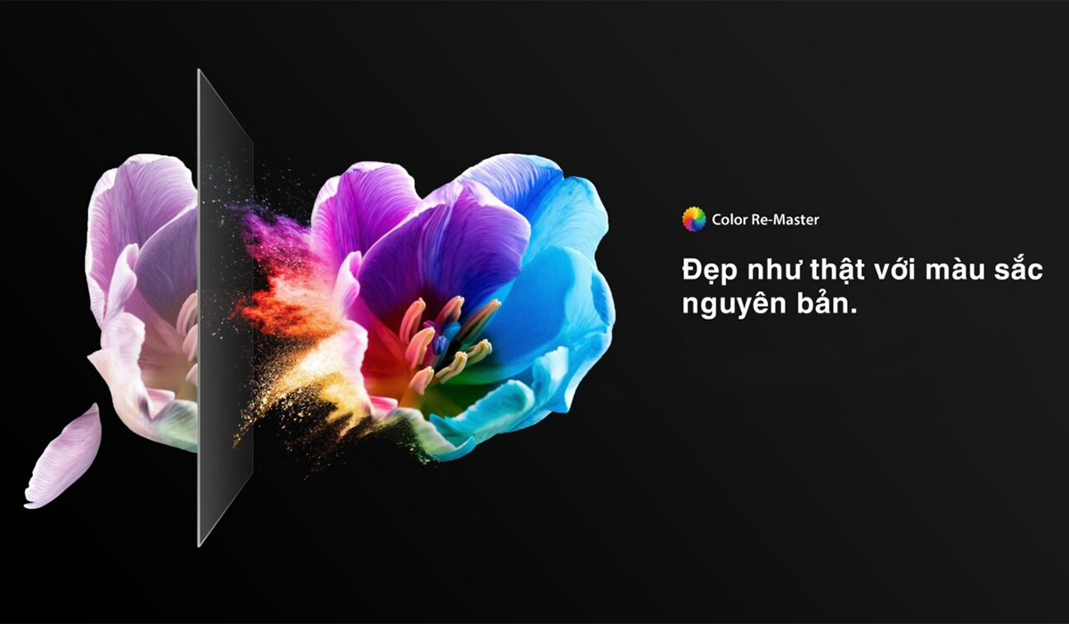 Công nghệ Color Re-Master trên tivi Smart Ax88s game 4K 55 inch 55E330NP