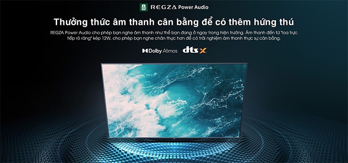 Toshiba 85M450NP tích hợp REGZA Power Audio Smart TV QLED 4K Toshiba 85 inch 85M450NP