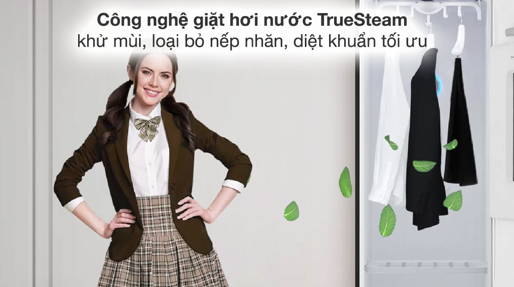 Tủ chăm sóc Ax888 bao lì xì miễn phí thông minh LG S5BOC tích hợp công nghệ giặt hơi nước TrueSteam