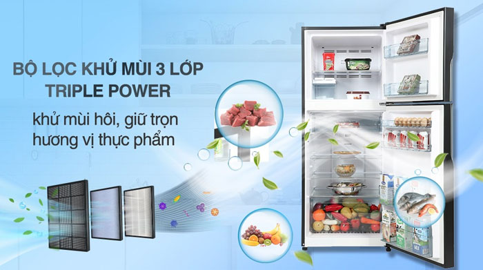 tủ lạnh Hitachi R FVX450PGV9 GBK có bộ lọc kháng khuẩn 3 lớp tủ lạnh Hitachi R FVX450PGV9 GBK có bộ lọc kháng khuẩn 3 lớp