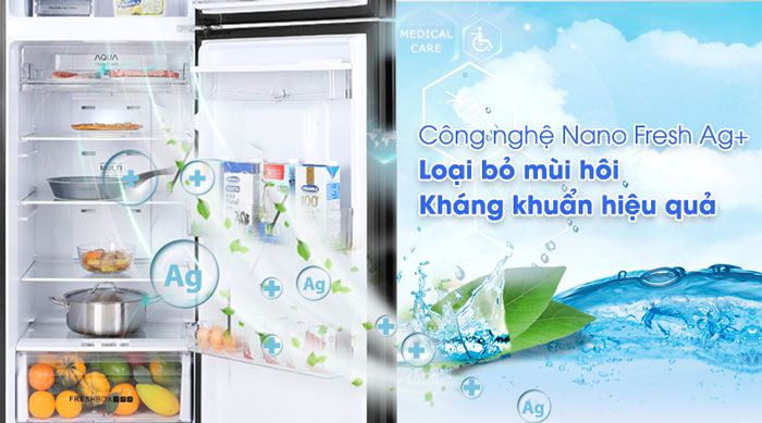 Ax88Win Com Link đăng ký tài khoản Aqua 344 Lít AQR-T389FA(WGB) có công nghệ kháng khuẩn, khử mùi hiệu quả