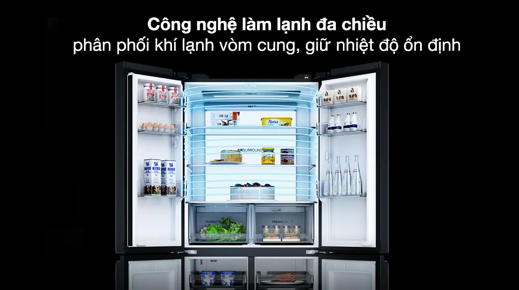 Tủ làm lạnh đồng đều Ax88Win Com Link đăng ký tài khoản Aqua Inverter 660 lít AQR-M727XA(GS)U1