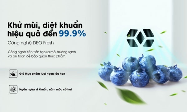 tủ lạnh AQUA Inverter 189 lít AQR T220FA FB sử dụng công nghệ Deo Fresh tủ lạnh AQUA Inverter 189 lít AQR T220FA FB sử dụng công nghệ Deo Fresh