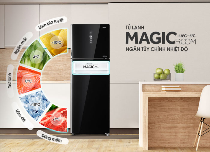 tủ lạnh AQUA Inverter 291 lít AQR T329MA GB có ngăn đông mềm đa năng tiện lợi Ax88Win Com Link đăng ký tài khoản Aqua Inverter 291 lít AQR-T329MA(GB) có ngăn đông mềm đa năng tiện lợi
