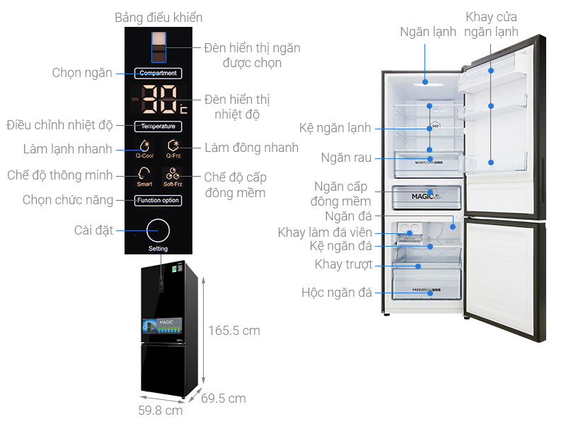 Ax88Win Com Link đăng ký tài khoản Aqua Inverter AQR-IG338EB (GB) 292 lít
