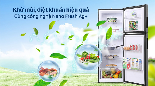 Ax88Win Com Link đăng ký tài khoản Aqua AQR-T239FA (HB) Inverter 212 lít sử dụng công nghệ Nano Fresh Ag+