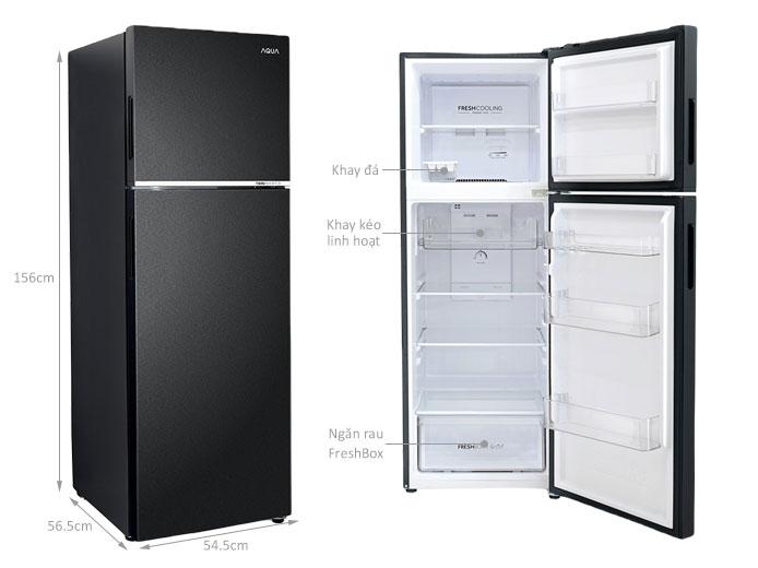 Cấu tạo AQR-T278FA(SC) Ax88Win Com Link đăng ký tài khoản Aqua ngăn đông trên AQR-T278FA(SC)
