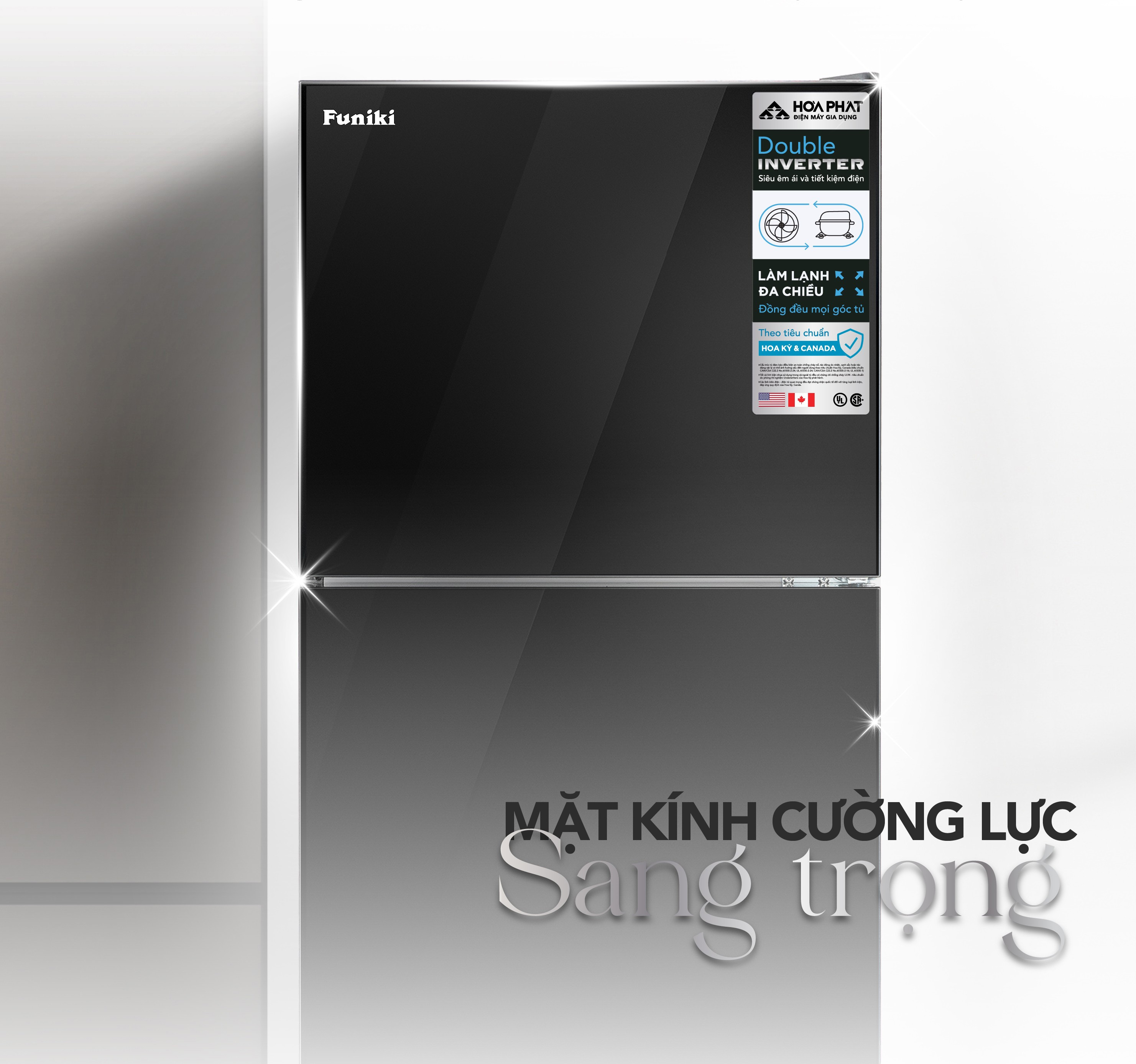 Mặt kính cường lực sang trọng Ax88Win Com Link đăng ký tài khoản cánh kính Funiki HR T8286GB 286 lít