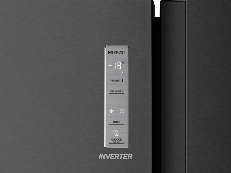 Bảng điều khiển cảm ứng hiện đại của tủ lạnh RS-570VBW Bảng điều khiển cảm ứng hiện đại của tủ lạnh RS-570VBW