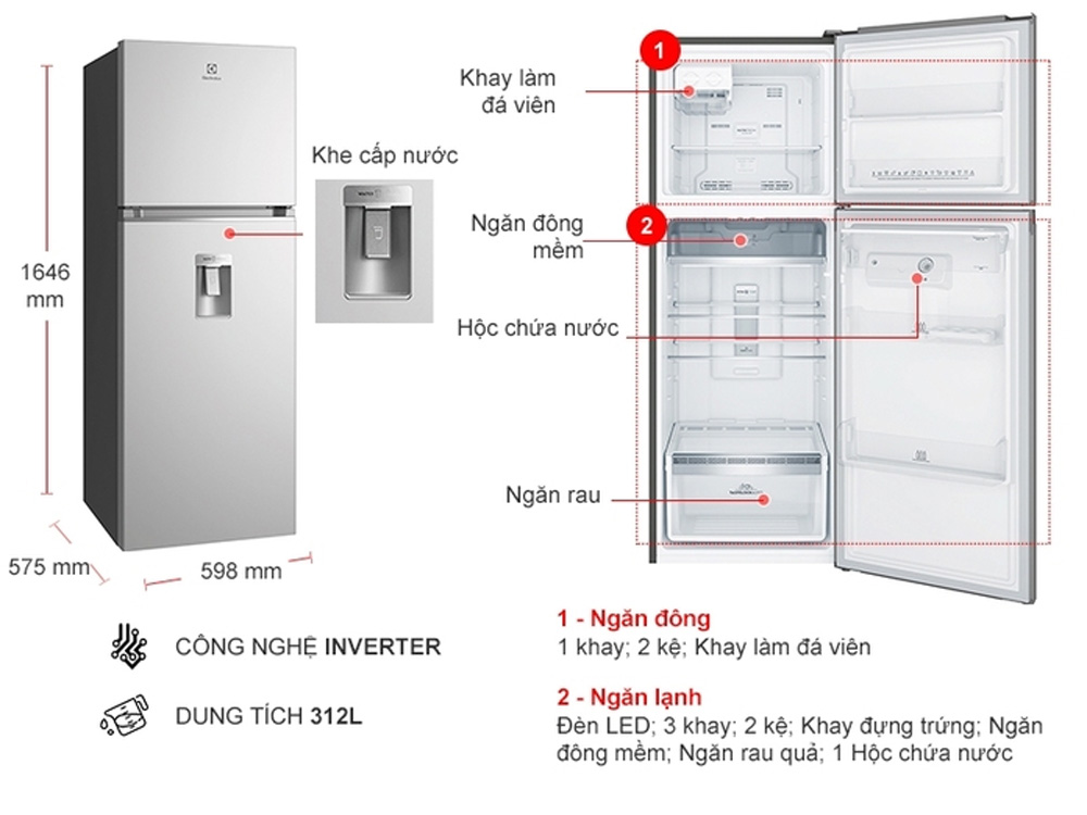 Ax88Win Com Link đăng ký tài khoản Electrolux Inverter 312 lít ETB3440K-A