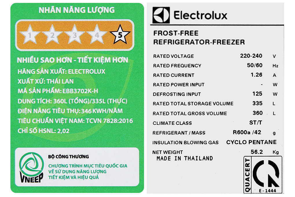 Ax88Win Com Link đăng ký tài khoản Electrolux Inverter EBB3702K-H 335 lít