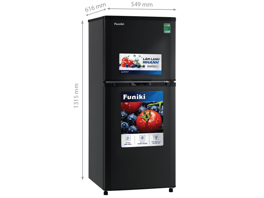 Kích thước tủ lạnh HR T6185TDG HR T6185TDG
