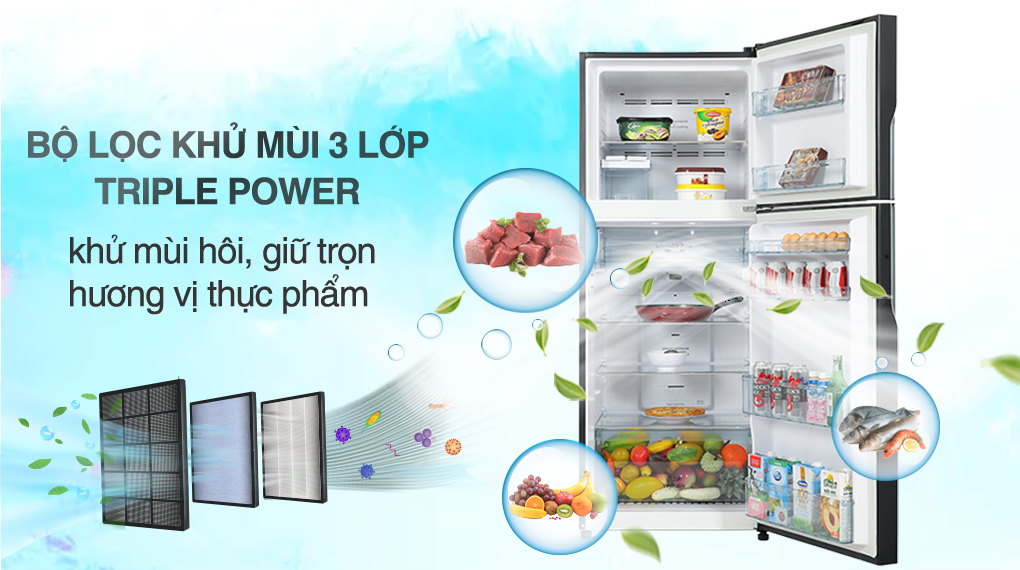 Hitachi Inverter FVX480PGV9(GBK) khử mùi, diệt khuẩn đến 99% với công nghệ Triple Power Hitachi Inverter FVX480PGV9(GBK) khử mùi, diệt khuẩn đến 99% với công nghệ Triple Power