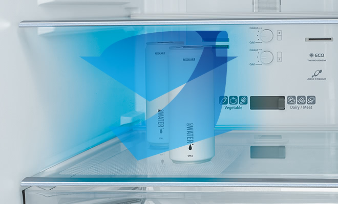 Làm lạnh nhanh hơn với khu vực làm lạnh nhanh (Spot Cooling) Làm lạnh nhanh hơn với khu vực làm lạnh nhanh (Spot Cooling)