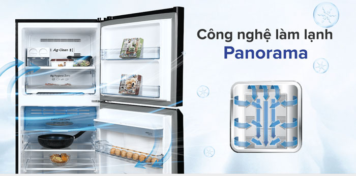 tủ lạnh 2 cánh Panasonic NR TL351GPKV ứng dụng công nghệ làm lạnh vòm Ax88Win Com Link đăng ký tài khoản Inverter Panasonic NR-TL351GPKV ứng dụng công nghệ làm lạnh vòm