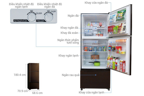 Ax88Win Com Link đăng ký tài khoản Mitsubishi Electric Inverter 414 lít MR-V50ER-BRW-V