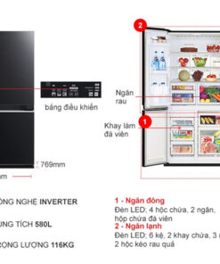 Ax88Win Com Link đăng ký tài khoản Mitsubishi Electric Inverter MR-LA72ER-GBK-V (580 lít)