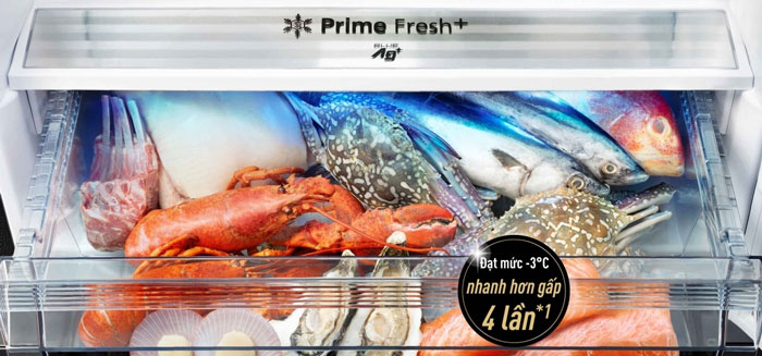 Ngăn đông mềm của tủ còn có khả năng kháng khuẩn, diệt mùi để thịt cá luôn tươi ngon Ngăn đông mềm của tủ còn có khả năng kháng khuẩn, diệt mùi để thịt cá luôn tươi ngon