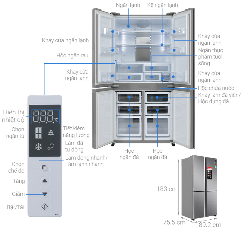 Ax88Win Com Link đăng ký tài khoản Sharp Inverter 607 lít SJ-FXPI689V-RS