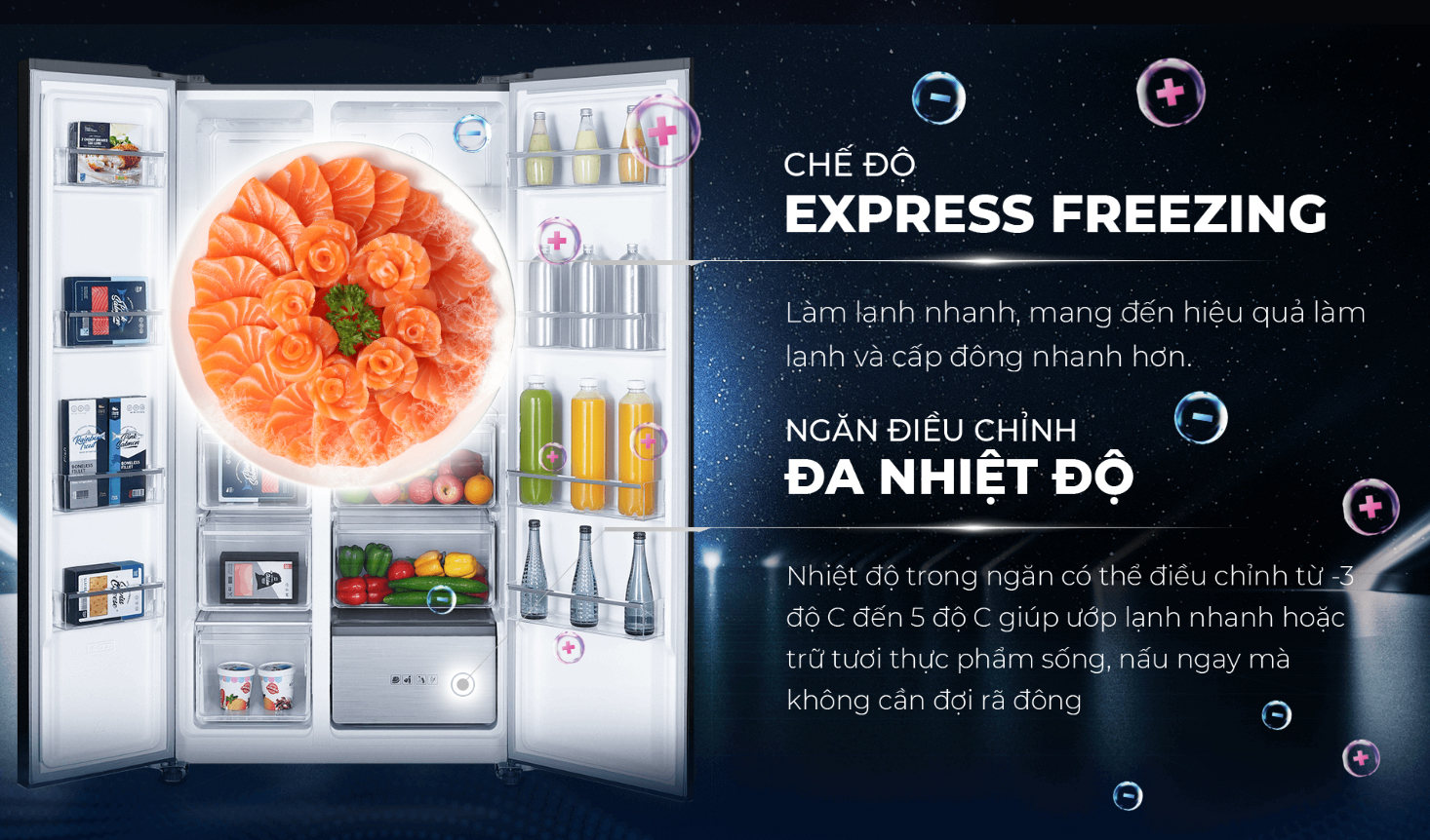 SJ-SBXP600V-DS cấp đông nhanh SJ-SBXP600V-DS