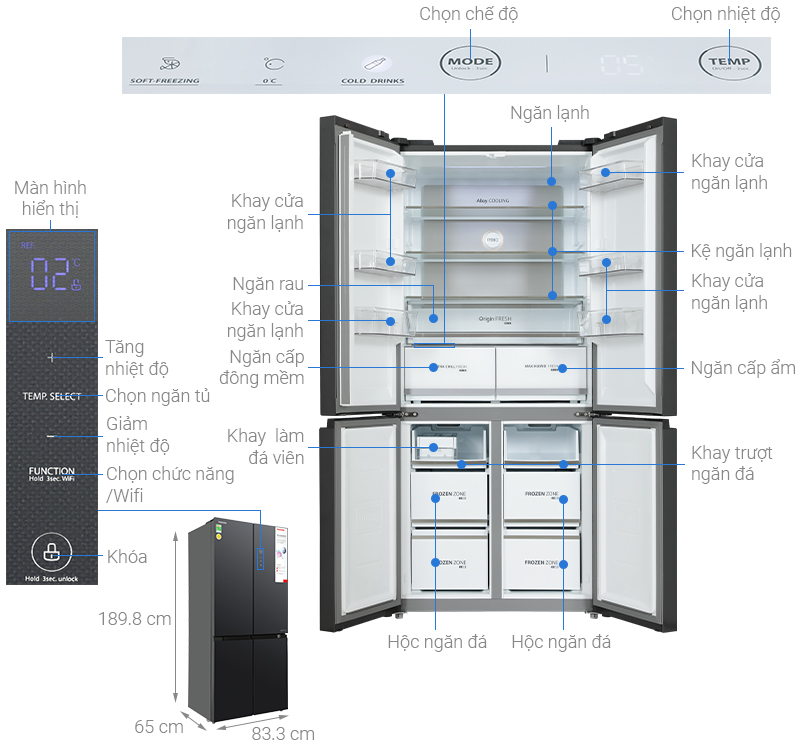 Ax88Win Com Link đăng ký tài khoản Toshiba Inverter 515 lít GR-RF670WI-PGV(A9)-BG