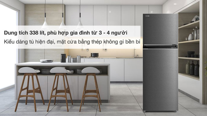 tủ lạnh Toshiba GR RT468WE PMV58 MM có kiểu dáng hiện đại tủ lạnh Toshiba GR RT468WE PMV58 MM có kiểu dáng hiện đại