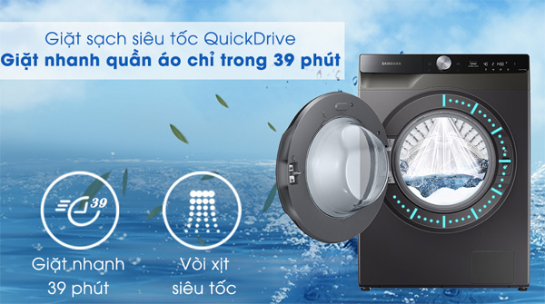 Tải app AX88 ngay để nhận thưởng khủng sấy Samsung Inverter 11kg WD11T734DBX/SV