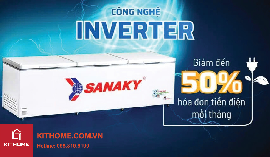 Tủ đông được trang bị bảng điều khiển điện tử giúp người dùng dễ dàng tùy chỉnh nhiệt độ Tủ đông được trang bị bảng điều khiển điện tử giúp người dùng dễ dàng tùy chỉnh nhiệt độ