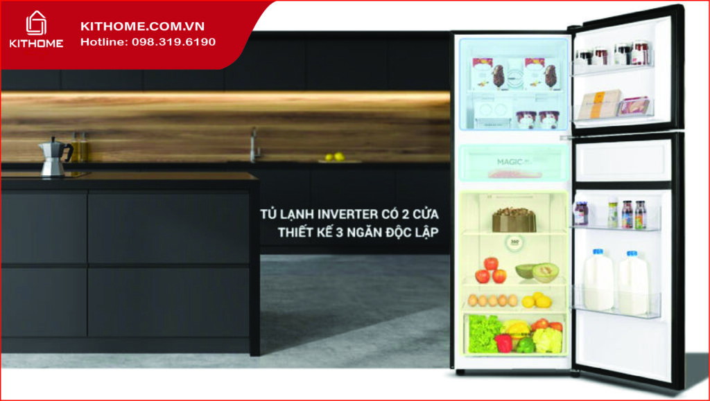 Phân tích khả năng làm lạnh trên tủ lạnh Aqua inverter AQR-T329MA(GB) Phân tích khả năng làm lạnh trên tủ lạnh Aqua inverter AQR-T329MA(GB)