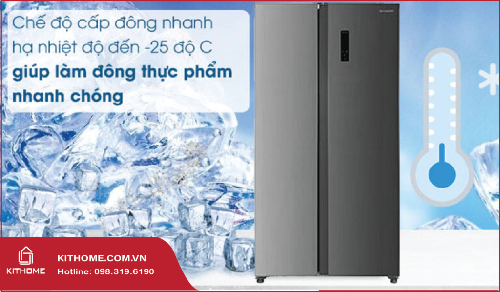 Ax88Win Com Link đăng ký tài khoản Sharp SJ-SBX530V-S giúp cấp đông nhanh