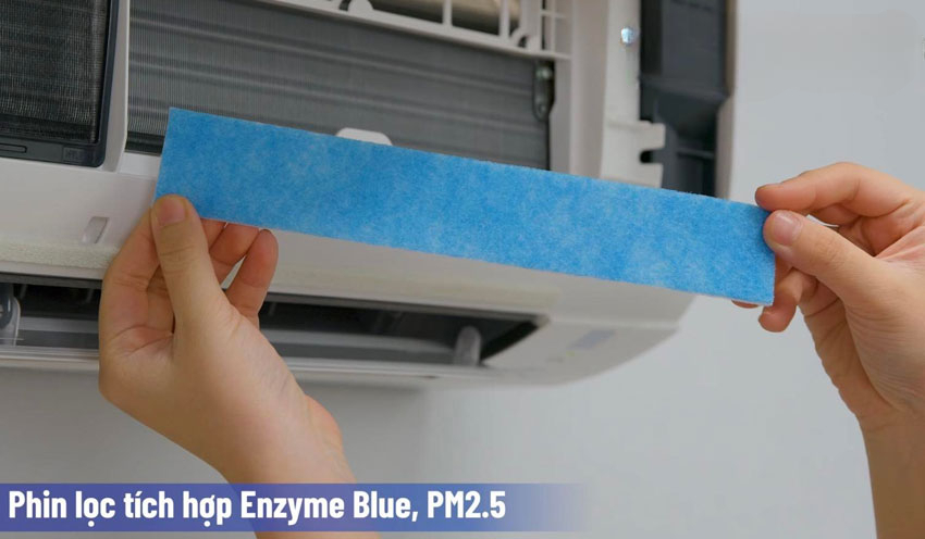 điều hòa Daikin giá rẻ FTKF35ZVMV còn được trang bị bộ phin lọc Enzyme Blue điều hòa Daikin giá rẻ FTKF35ZVMV còn được trang bị bộ phin lọc Enzyme Blue