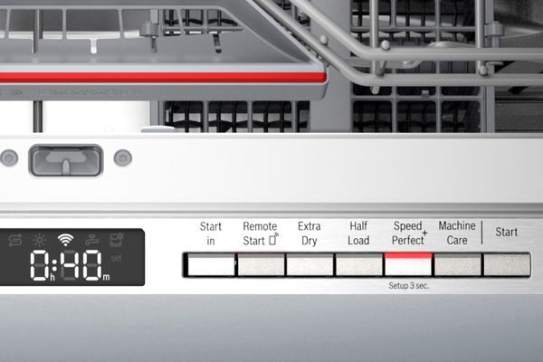Nhấn “Start” của máy rửa bát Bosch series 4 Nhấn “Start” của máy rửa bát Bosch series 4