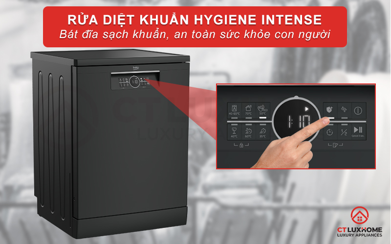 diet-khuan-7 MÁY RỬA CHÉN ĐỘC LẬP BEKO BDFN26430A MÀU ĐEN 14 BỘ SẤY HÉ CỬA 4