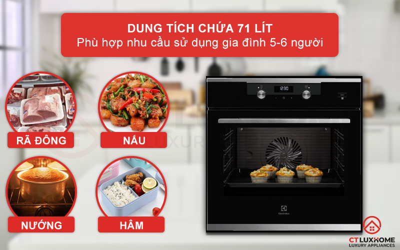 dung-tich-lo-nuong-electrolux-kodec75x Dung tích nướng 71 lít thoải mái cho bạn sử dụng Ax88com kho game đa dạng đông người