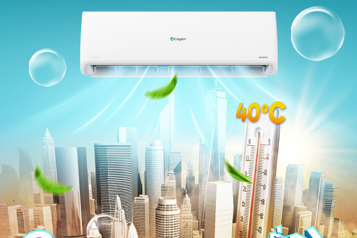 Điều hòa Casper 12000btu GC-12IB36 Hiện đại, thông minh và tiết kiệm năng lượng Điều hòa Casper 12000btu GC-12IB36 Hiện đại, thông minh và tiết kiệm năng lượng