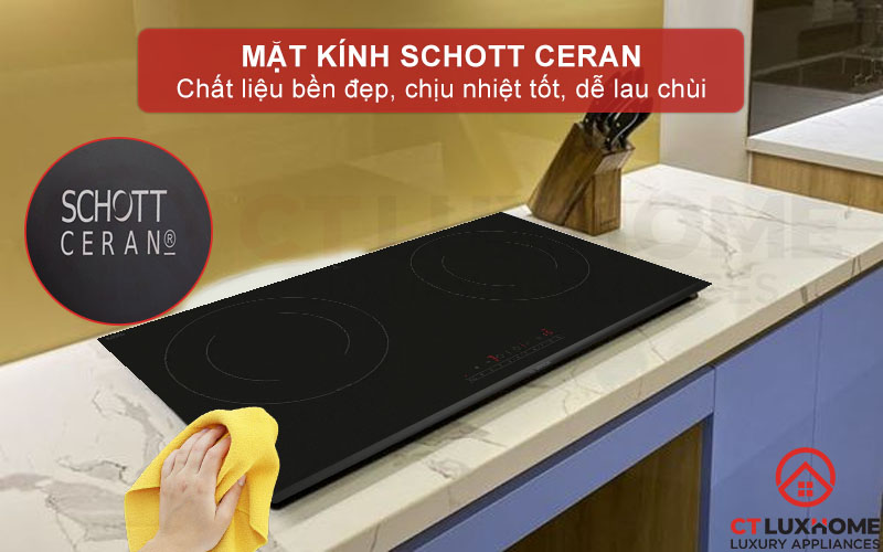 mat-kinh-ctluxhome-ppi82566vn Mặt kính gốm thủy tinh Schott Ceran cao cấp, bền bỉ