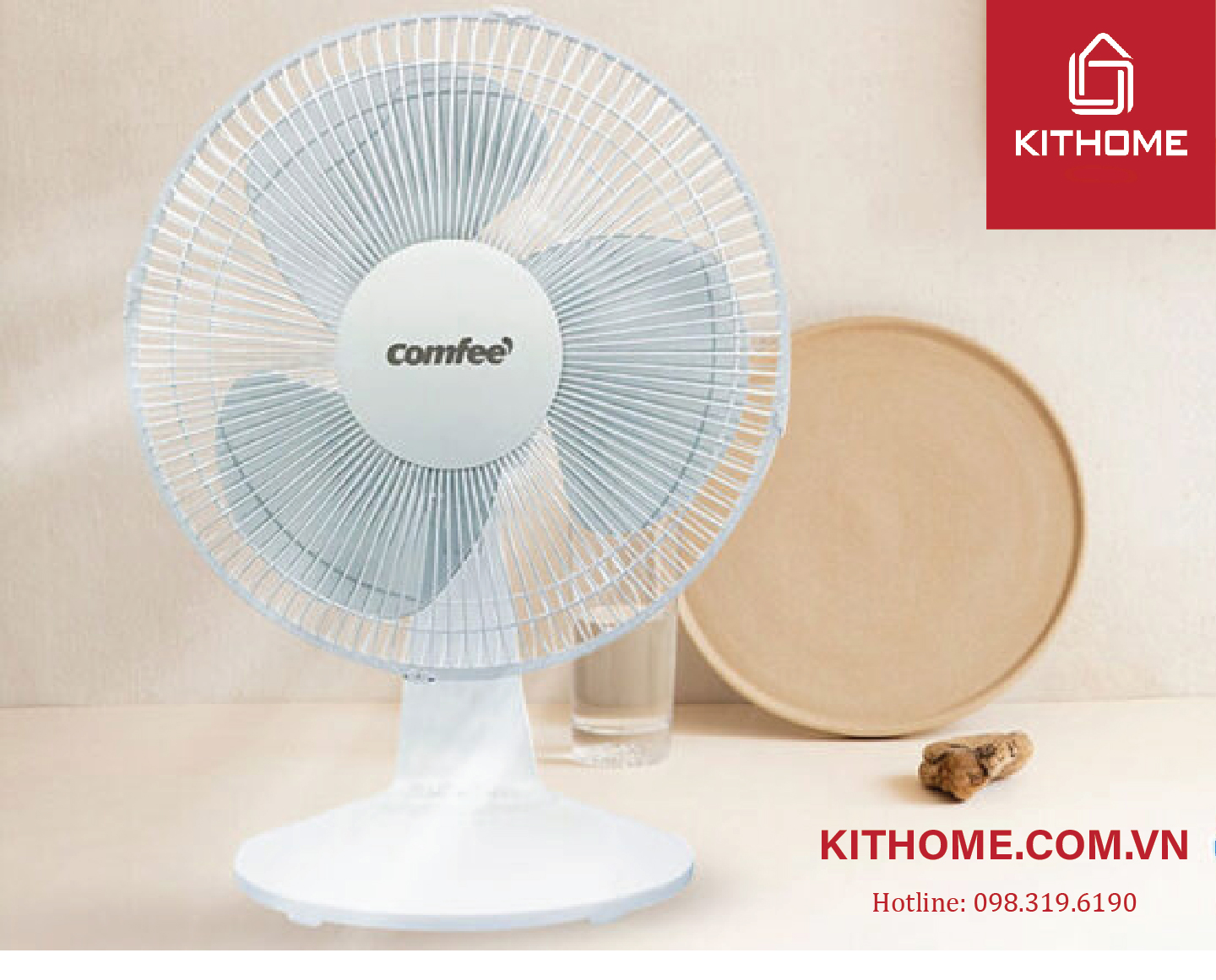 Quạt điện chính hãng Comfee tiết kiệm điện, Tải app AX88 ngay để nhận thưởng khủng mạnh