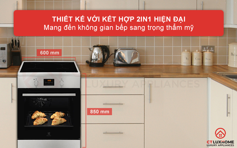 thiet-ke-lo-nuong-electrolux-lki640200x Thiết kế hiện đại kết hợp 2 in 1 mang đến Ax88 one giaitri tructuyen hiện đại cho căn bếp